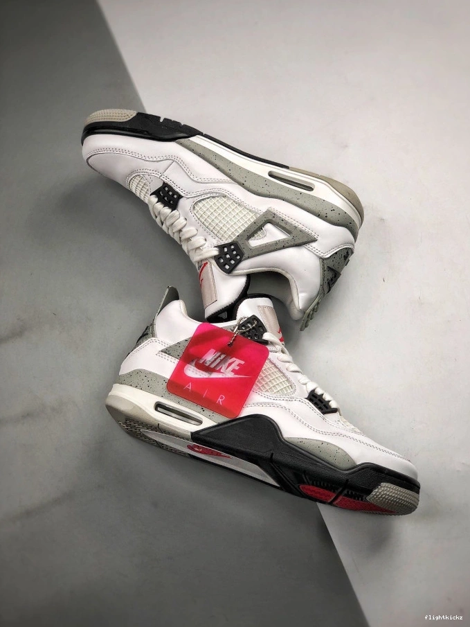 4 White (nike) Cement Air Jordan OG 840606-192 0723